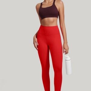 HeyNuts Pro Leggings Compression High Waisted 7/8 Workout Pants sz Small C1